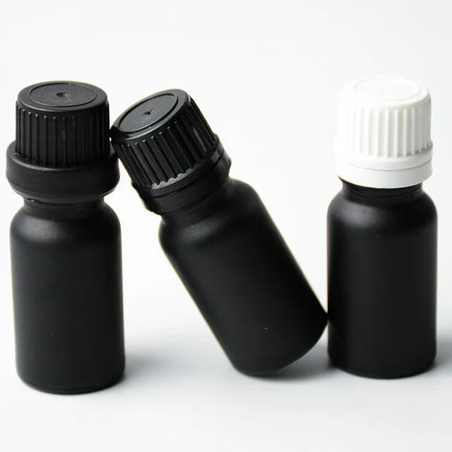 Download Frosted Black Glass Bottle 10ml E Liquid Matte Bottle Packaging For Serum - Buy Black Frosted ...