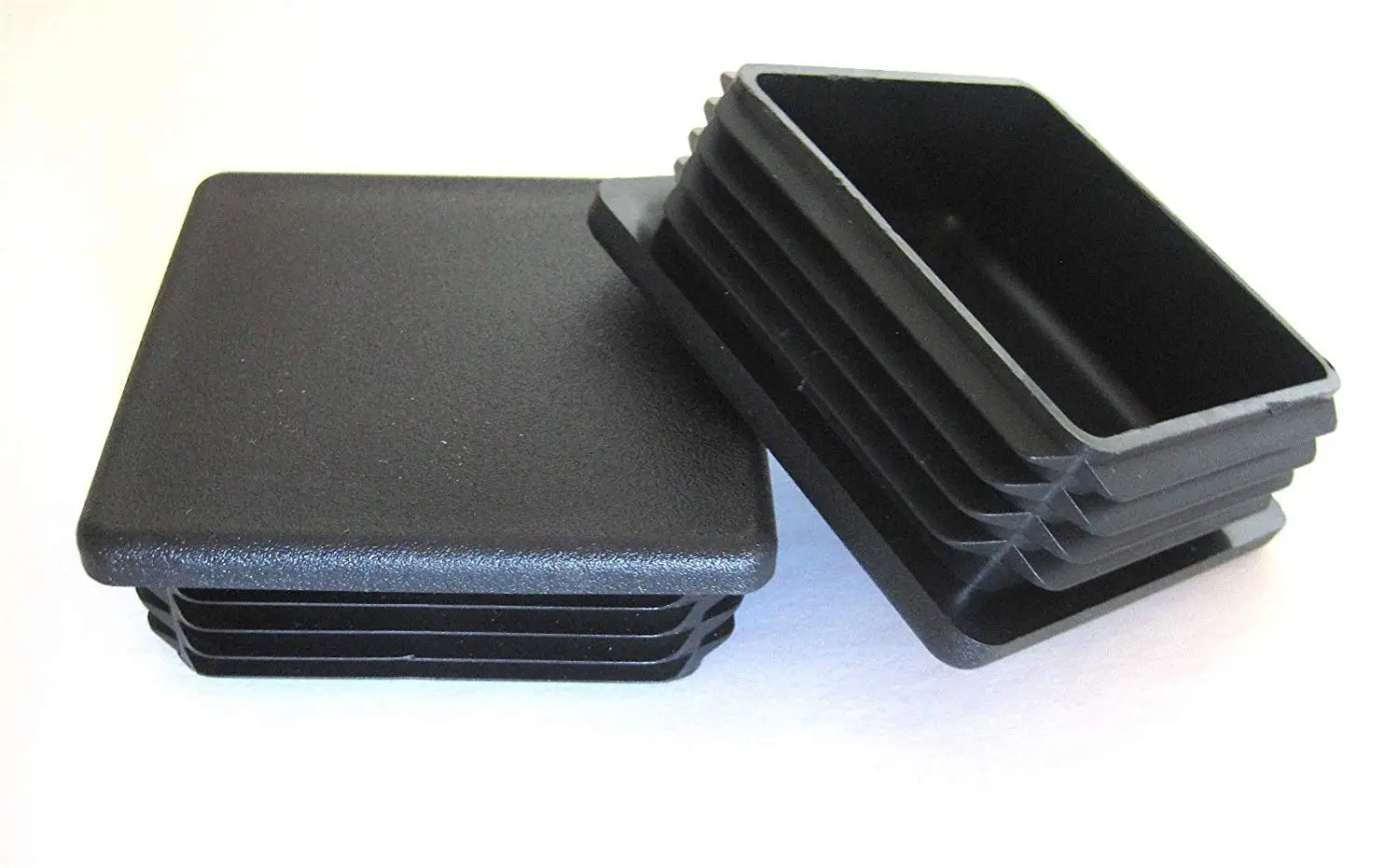 4-2'' Heavy Duty Square Tubing Black Plastic Hole Plug End Cap 2x2 Post Pole