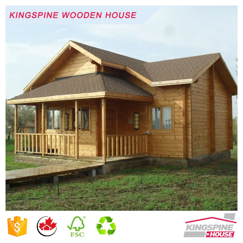 Low Cost Cabin Wooden Prefab Log House Cottage Chinese Factory Kpl