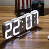 3d large modern design digital led 3d led light clock ET524S