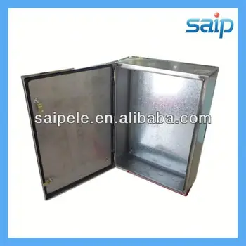 metal box with hinged lid