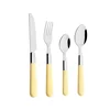 Customized Stainless Steel Flatware Plastic Handle Cutlery Dinnerware Set