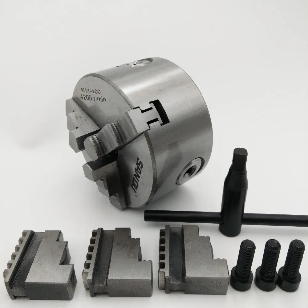 K11100 M8 Chuck Self Centering 3 Jaws Lathe Chuck K11 Cnc Drill Chuck