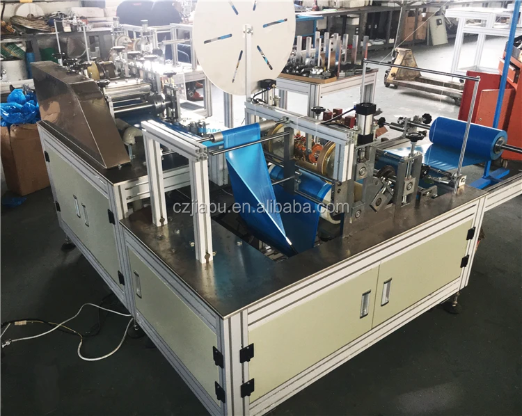 plastic shoe cover making machine