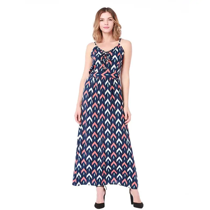 Fashion Sexy Long Evening Malaysia Women One Piece Suit Printed Dress Pattern Wholesale Garments