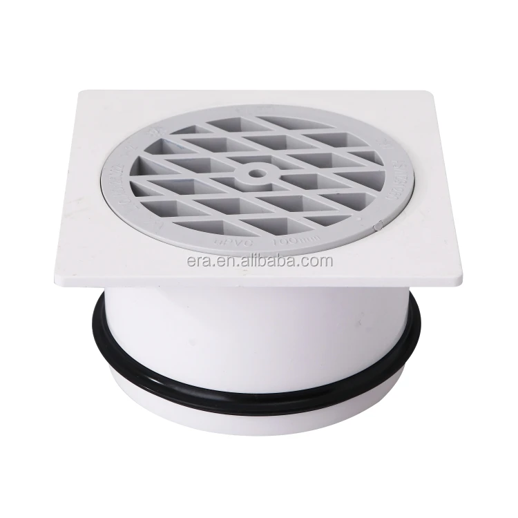 Era Pvc Pipe Drainage Fittings Square Floor Drain,100mm,As/nzs1260