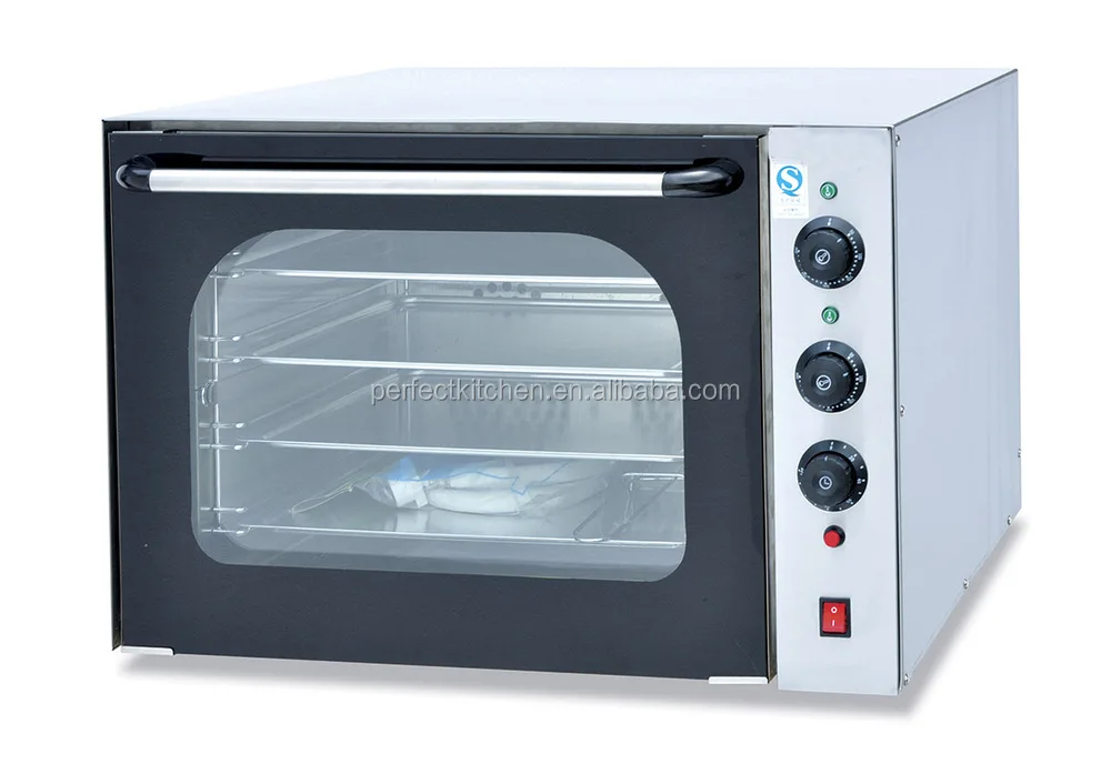 4 Trays Perspective Hot Air Electric Convection Oven With Seamer