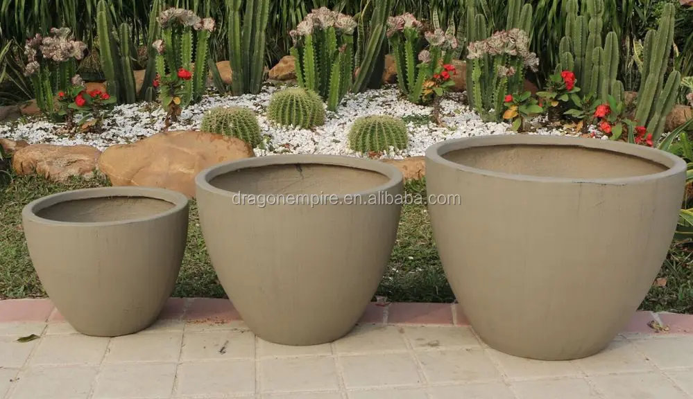 Varior Size Round Garden Planters Flower Pot Terracotta Color Round Garden Planters Flower Pot