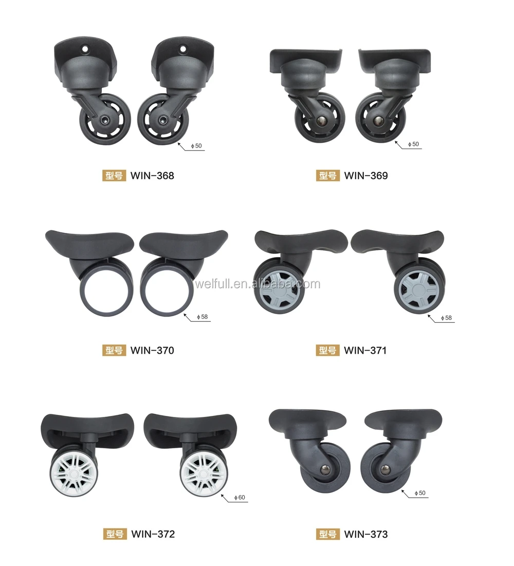 trolley luggage wheels