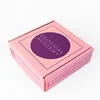 Internet sales 3 ply corrugated mailing box purple pink box packaging