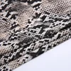 Latest textiles animal snake print chiffon power net mesh fabric georgette