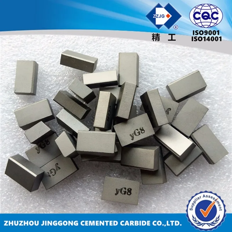 Yg8 Tungsten Carbide Cutting Tips C20 Carbide Brazed Tips Buy