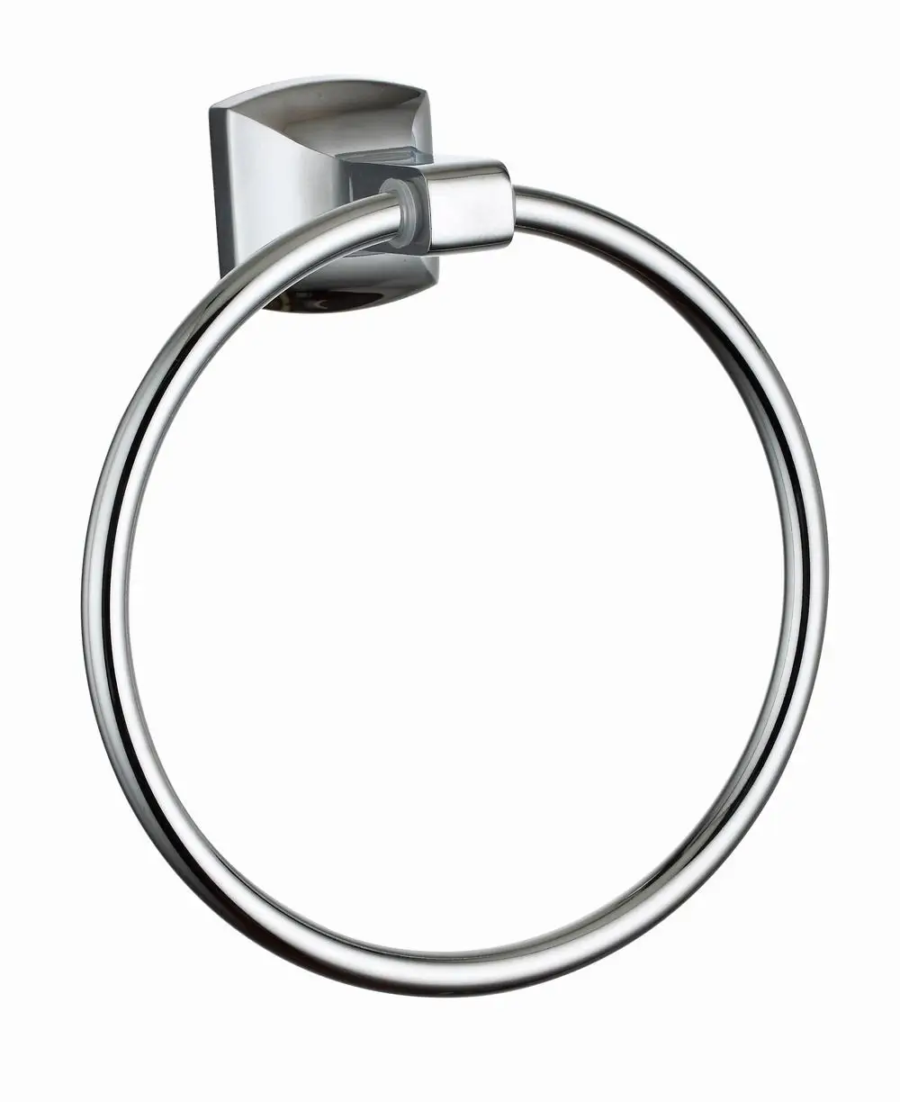 
Zinc alloy Bathroom Hotel Accessory Wall Mounted Round bath towel Holder ring 