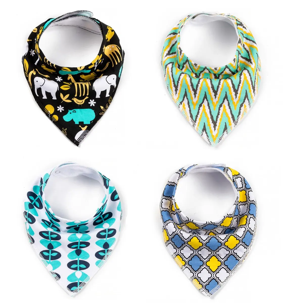Pet Heroic 4 Pack Pet Dog Cat Bandana Triangle Bibs Scarf Pet Dog Cat Kerchief Neckerchief Set Accessories Suitable for Small&Medium&Large Pet Dog Cat
