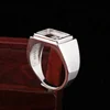 Wholesale 925 Sterling Silver Adjustable Ring Base Settings With 8.5*14mm/12*17.5mm Rectangle Cabochon Ring Base Blanks Setting
