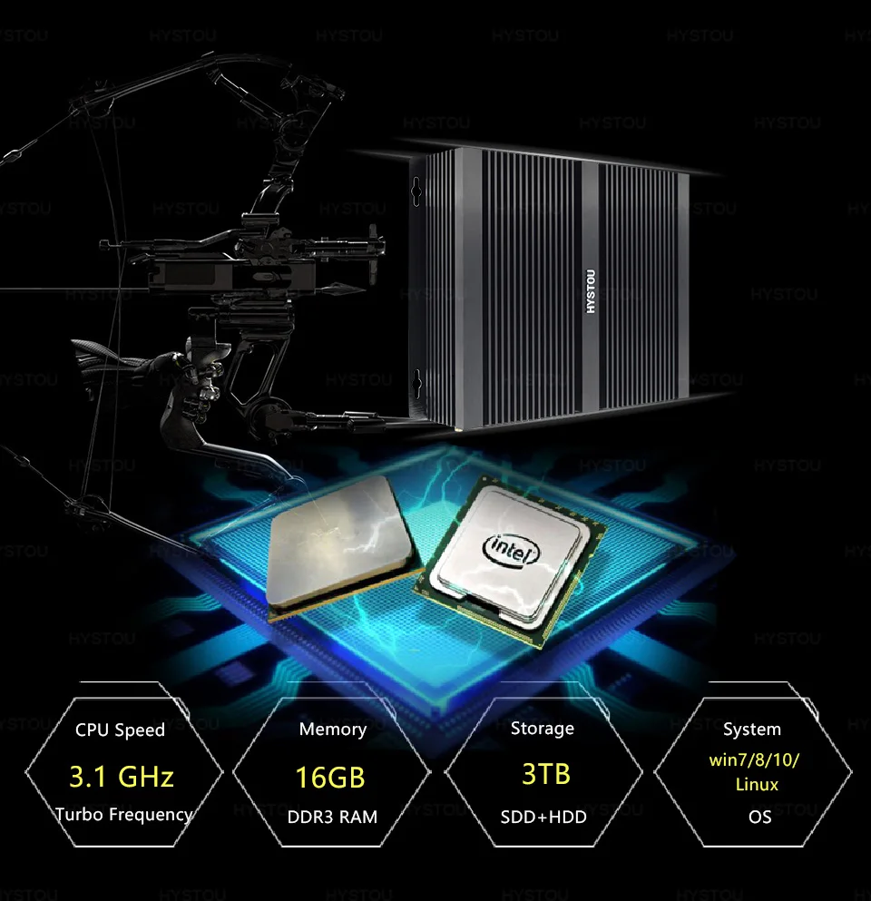 Small Fanless Mini Itx Computer Intel Core I5 4200u Barebone System