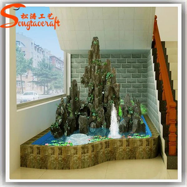 2015 China Indoor Wall Artificial Water Waterfall Stone Fountain Buy