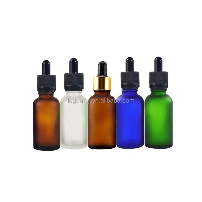 Download China Supplier Borosil Amber Clear Green Blue Frosted Glass Dropper Bottles 10ml 20ml 30ml 50ml ...