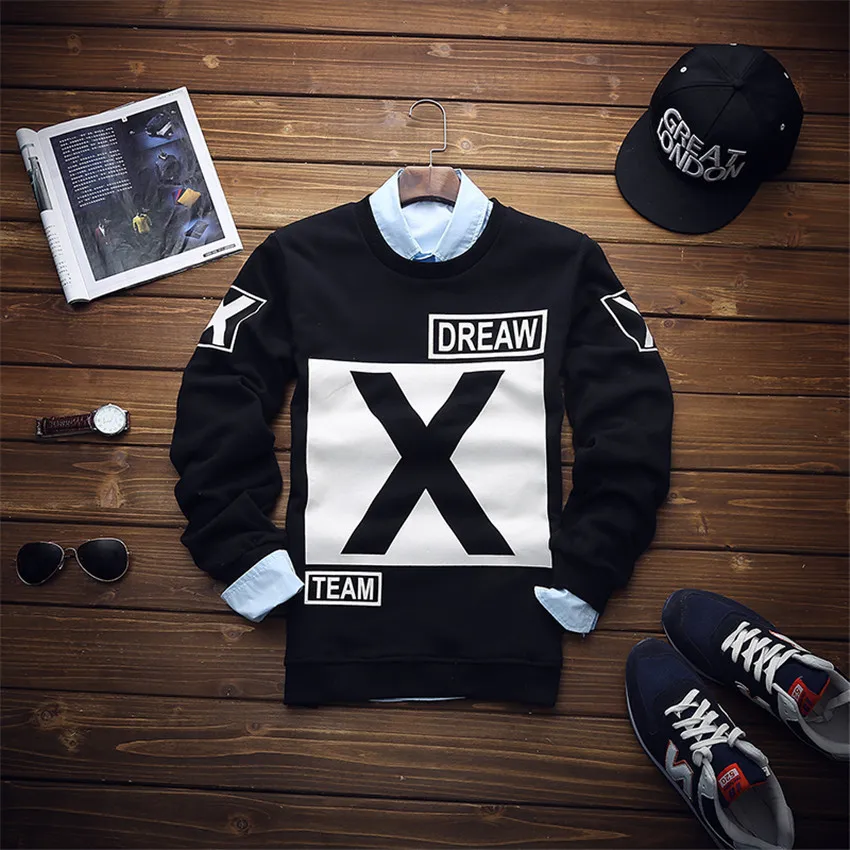 Alta calidad 2015 nueva marca sudaderas sudaderas hombre o