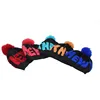 High quality 100% acrylic knit beanie hat/knitted pom beanie hat with custom logo winter warmer gorras