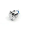 Stainless steel/Brass nickelage screw feet 19mm push button switch