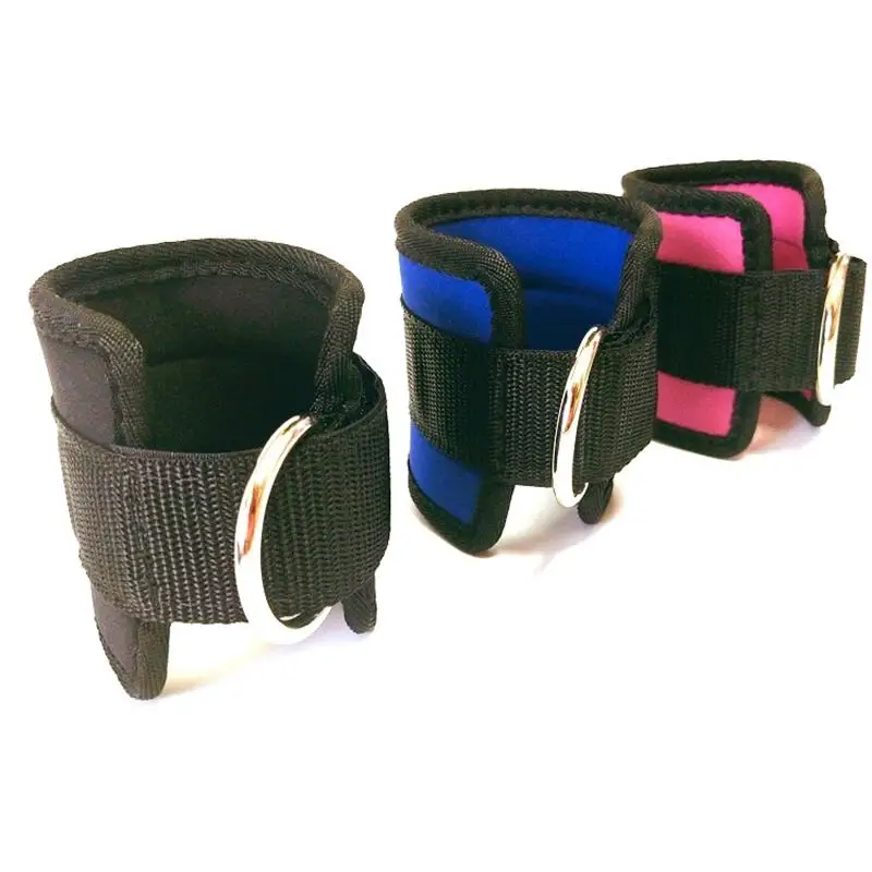 Adjustable Ankle Cuffs Wrist Straps With Dring Neoprene Padded For