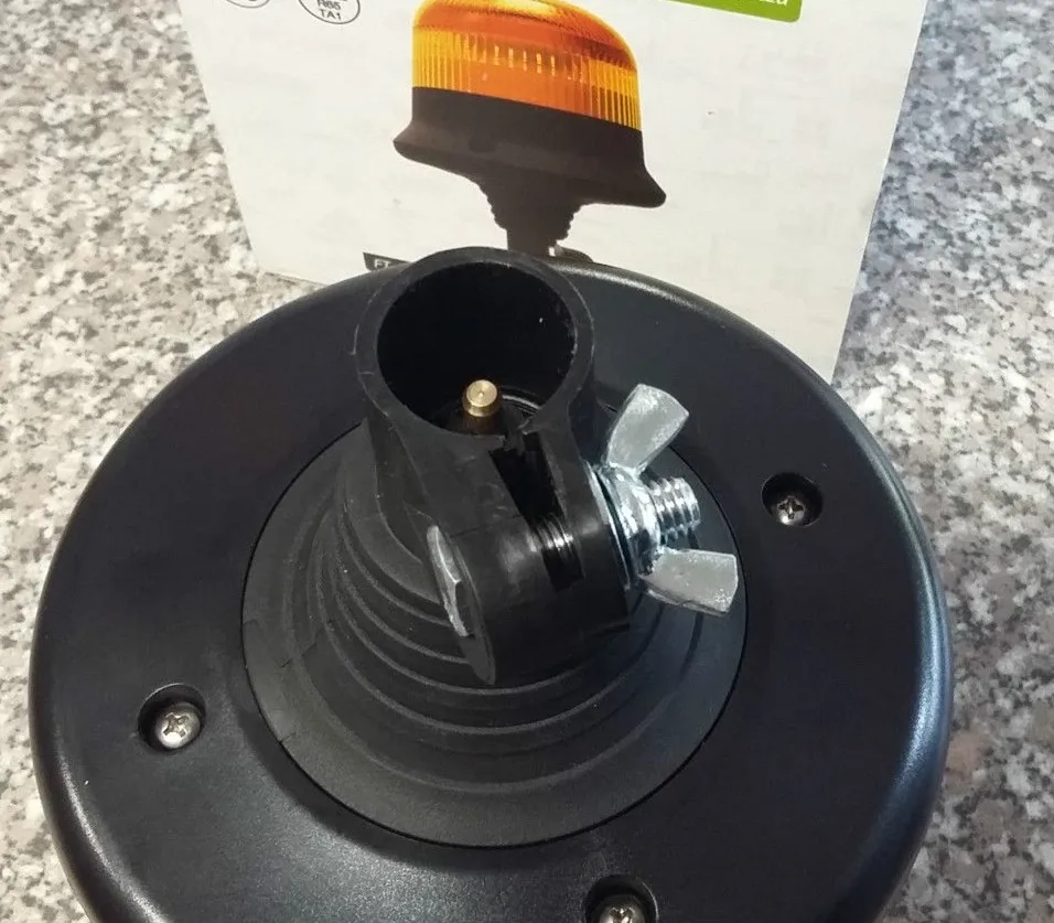 Amber Flexible Din Pole Mount Tractor Rotatory Tower Warning Emergency