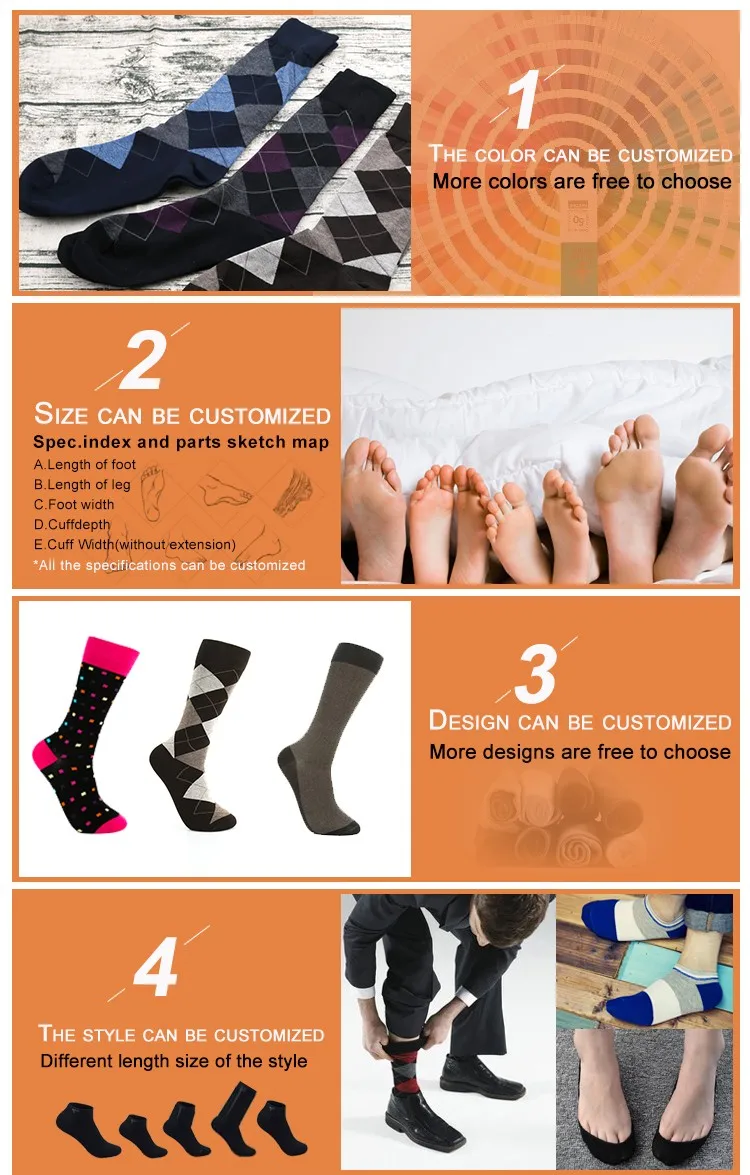 High quality eco-friendly men's business socks, breathable running socks