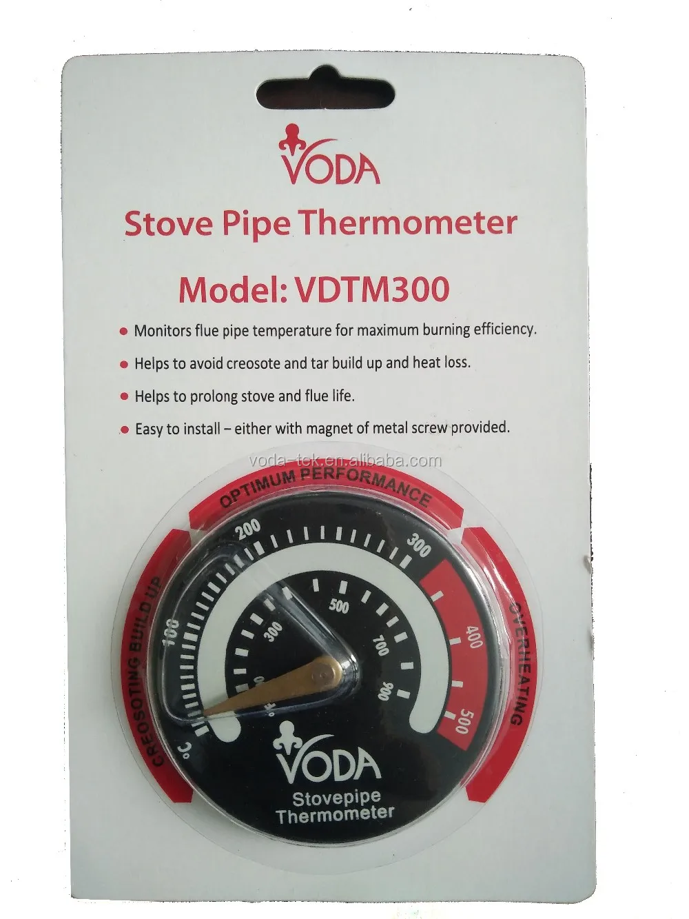 Fire Stove Top Pipe Thermometer / Temperature Gauge Buy