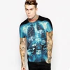 Wholesale Plain Men's Custom Sublimation T Shirts 100 Polyester graphic t shirts