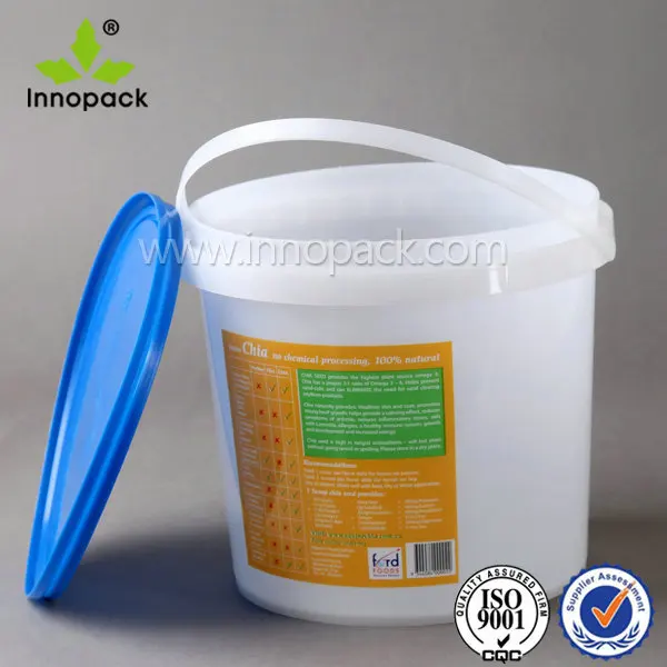 5l Pp Food Grade Plastic Bucket With Lid And Handle Buy Plastic