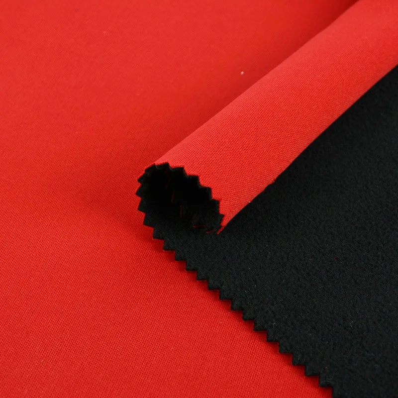 Factory Best Price Bonded Fleece Waterproof Softshell Jacket Fabric