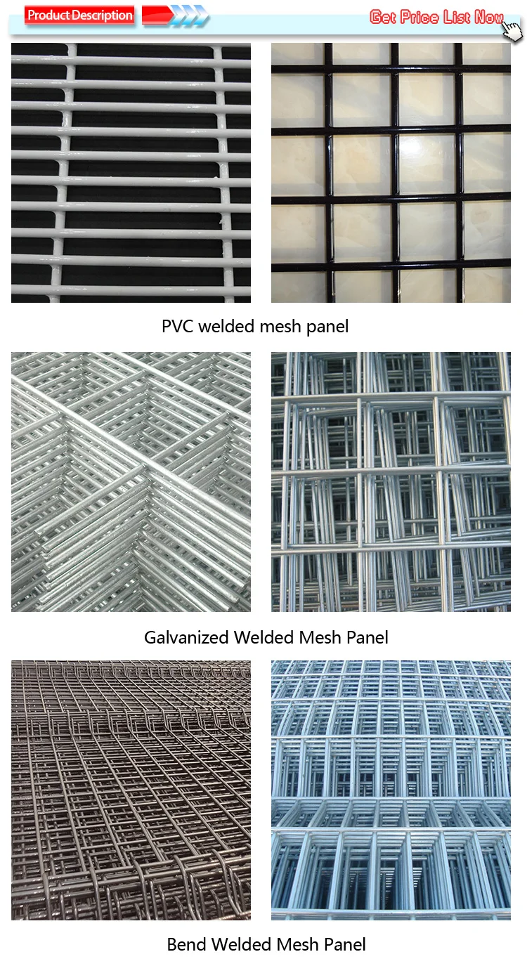 4x4 5x5 6x6 wholesale welded wire mesh panels for gabion stone basket