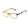 Plastic retro reading eyeglasses tr 90 frame heater optical