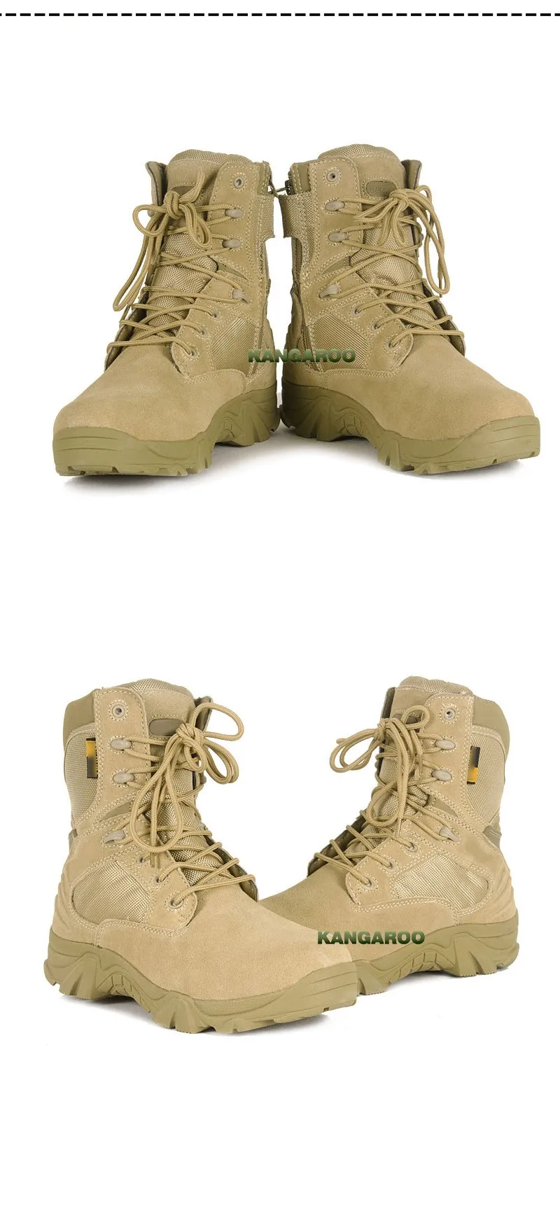 British Army Beige Military Desert Boots With Zipper Buy Beige