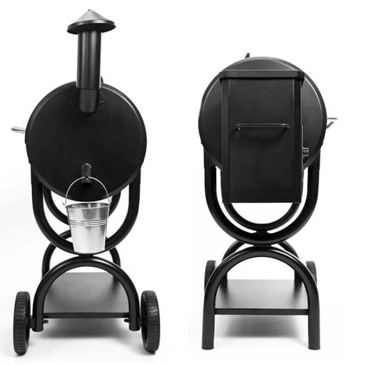 Premium 7 In 1 Wood Pellet Grill Garden Barbecue High Quality Digital