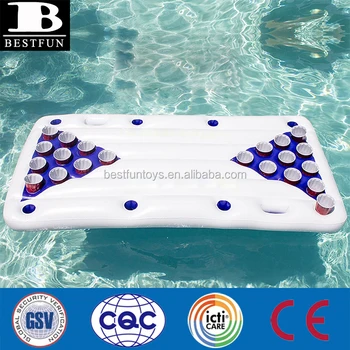 inflatable pool beer pong