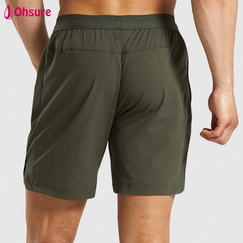 Custom Brand Mens Fitted Gym Shorts Fitness Activewear Sport Shorts