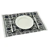 Coffee table mat blue rosette table mat tablemats