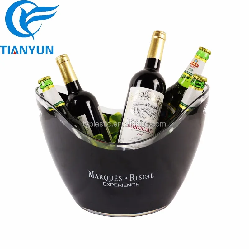 Oval Plastic Champagne Bucket 8l Buy Champagne Bucket,Oval Bucket,Champagne Bucket 8l Product