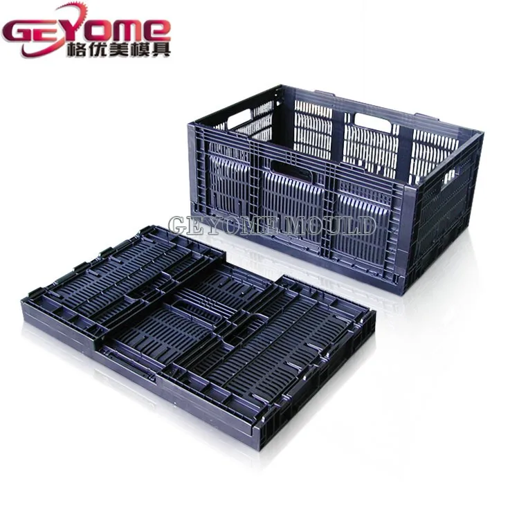 Professional Custom Folding Plastic Crates Mold,Collapsible Crate Mould