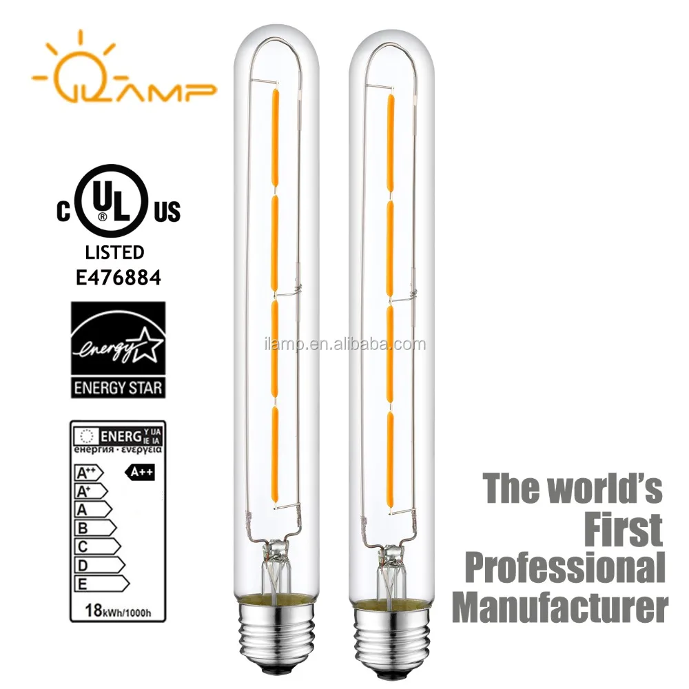 New Products T10 LED tubular Light bulb Bulbs warm white Dimmable T30 led filament