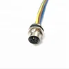 T code pcb connector M12 straight auto