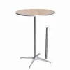 Banquet event use round cocktail table with 30" & 42" poles