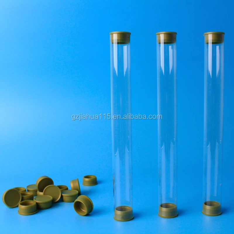 Plastic Tube Diameter 18mm With Gold Caps Buy Plastic Tube Diameter