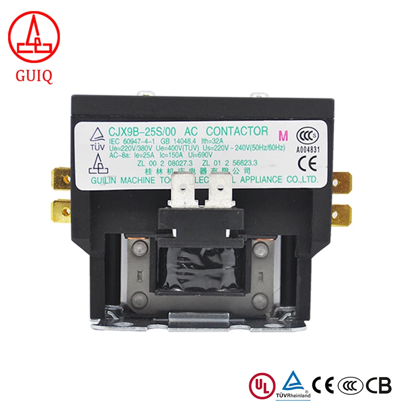 AC 220-240V Air Conditioner Coil Magnetic Contactor CJX9B-25S/D 