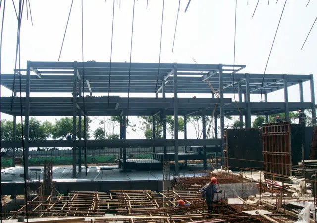 H beam steel frame for multi-storey house, View H beam steel frame