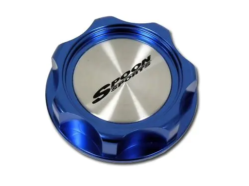 SPOON SPORTS OIL Filler CAP in BLUE Billet Aluminum for Honda Acura Type R Type-r TYPE-S S GT Civic Integra Si CRZ CRX GSR Prelude Accord NSX RS LS GS CRV CR-V CRZ CR-Z TSX Element Fit S2000 JDM80 81 82 83 84 85 86 87 88 90 91 9293 94 95 96 97 98 00 01 02 03 04 05 06 07 08 09 10 1980 1981 1982 1983