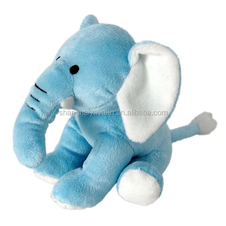 blue elephant baby toy