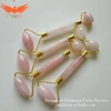 Rose quartz Rollers Medical Equipments stainless steel welded Face and Body roller